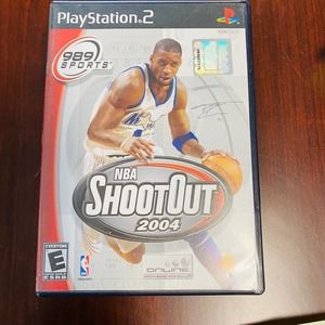 Sony PlayStation 2 NBA Shoot Out 2004 989 Sports with Manual & Case